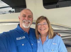 Tim and Brenda Branstiter of Kleen Tank on the Road No. 5, an Authorized Kleen Tank Dealer